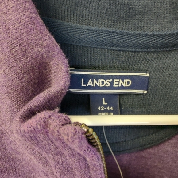 Men's Tailored Fit Bedford Rib Quarter Zip Sweater - Picture 3 of 4